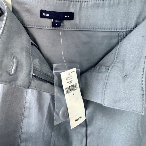 NWT Gap Grey Pleated Mini Skirt Women's Sz 6 - Picture 9 of 10